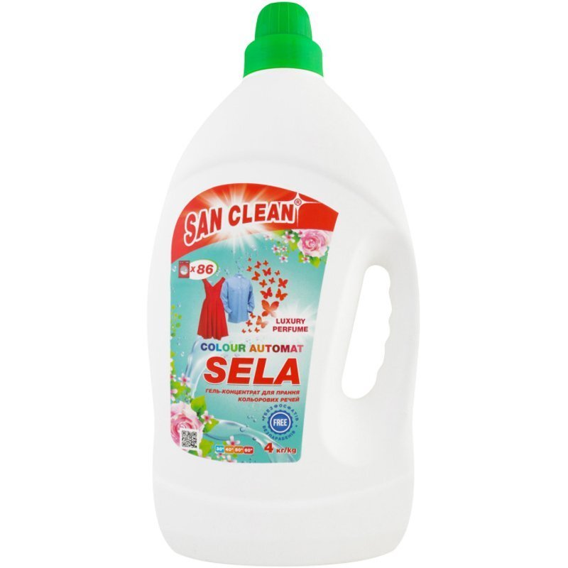 Гель для прання San Clean Selа Color концентрат 4000гфото