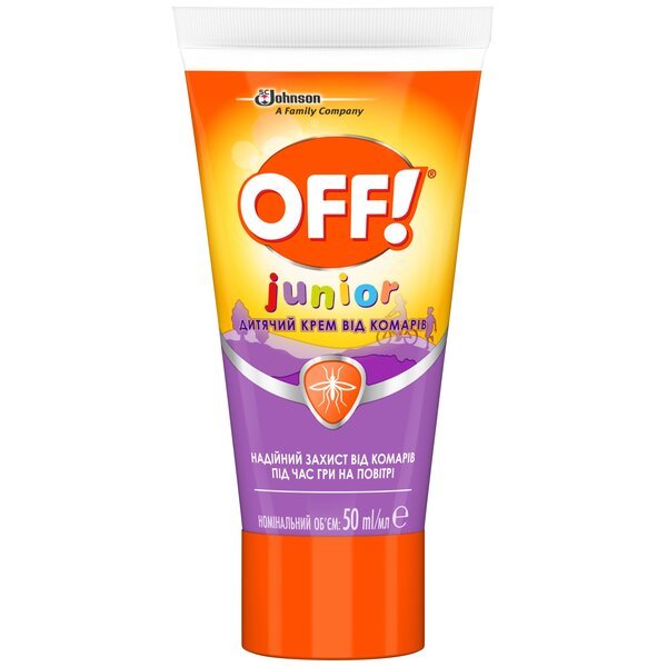 

Крем от комаров OFF! Junior 50 мл