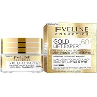 Eveline Cosmetics Gold lift expert омолоджувальний крем-сироватка 60+ 50 мл