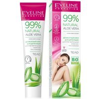 Демікатний крем для Депіляції Eveline Cosmetics 99% natural aloe vera 125мл
