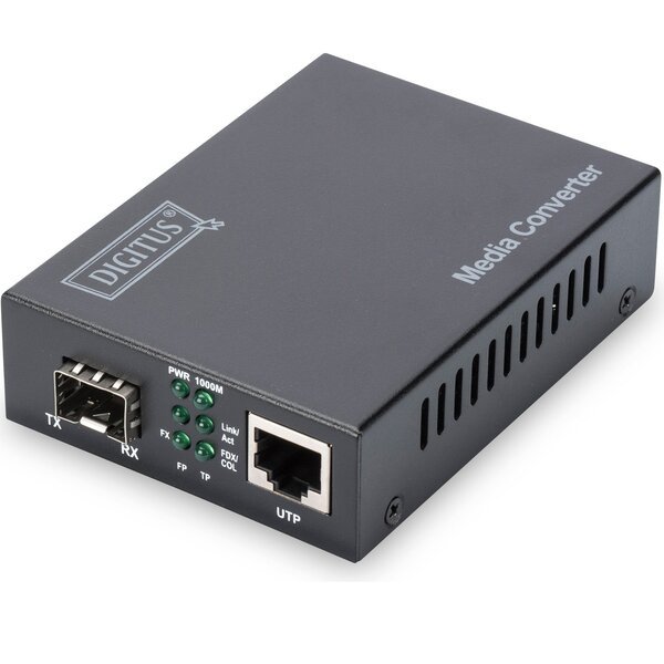 Медиаконвертор DIGITUS Gigabit , RJ45 / SFP (DN-82130)