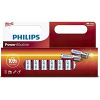 Батарейка Philips Power Alkaline AA BLI 12 (LR6P12W/10)