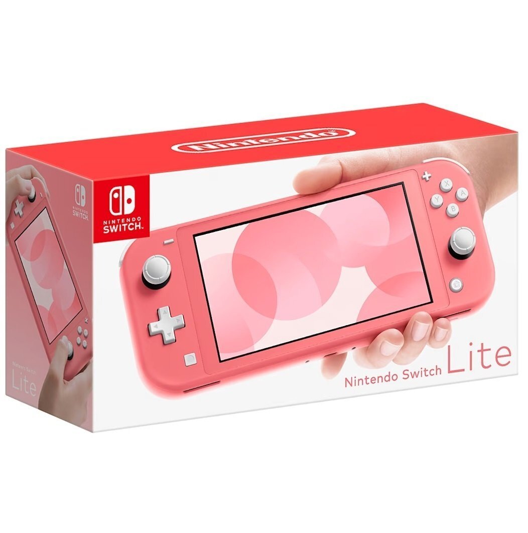 Игровая приставка Nintendo Switch Lite (кораллово-розовая) фото 