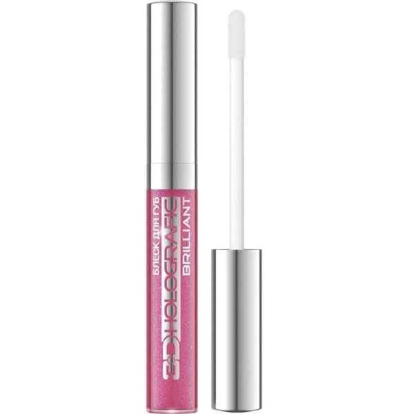 Photos - Lipstick & Lip Gloss Eveline Cosmetics Блиск для губ 3d holografic brilliant №55. 