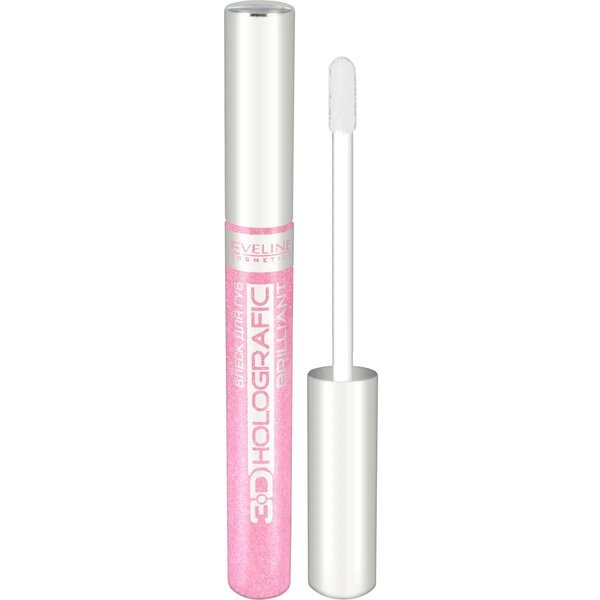 Photos - Lipstick & Lip Gloss Eveline Cosmetics Блиск для губ 3d holografic brilliant №83. 