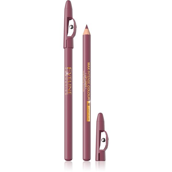 

Eveline Cosmetics Карандаш контурный для губ 18 light plum max intense colour