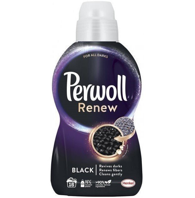 Perwoll Стиральное средство Advanced Для темных и черных вещей Для деликатной стирки 960мл фото 