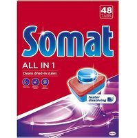 Таблетки для посудомоечных машин Somat All in one 48шт