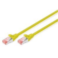 Патч-корд DIGITUS CAT 6 S-FTP, 0.5м, AWG 27/7, LSZH, Yellow (DK-1644-005/Y)