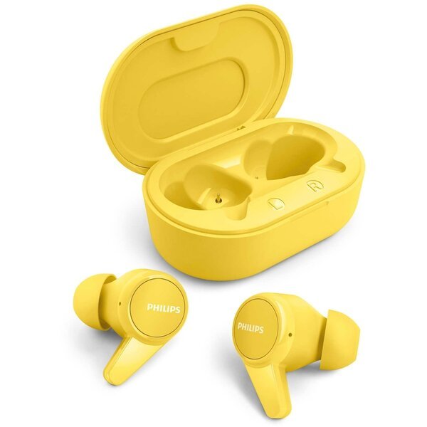 Акція на Наушники Philips TAT1207 True Wireless IPX4 Yellow (TAT1207YL/00) від MOYO