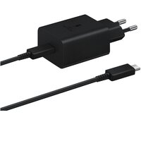 Сетевое зарядное устройство Samsung 45W Compact Power Adapter (with C to C Cable) Black (EP-T4510XBEGRU)