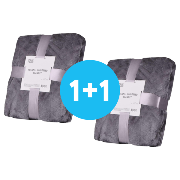 Плед Ardesto Embossed 200х220см серый (ART0304EB)