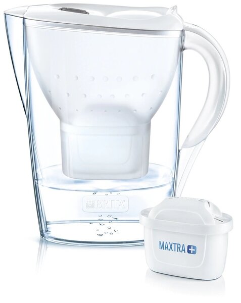 

Фильтр-кувшин Brita Marella Memo MX+ 2.4 л (1.4 л очищенной воды) белый (1039270)