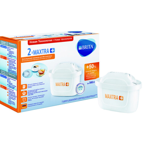 

Комплект картриджей Brita MAXTRA+ Limescale для жесткой воды 2 шт (1038698)