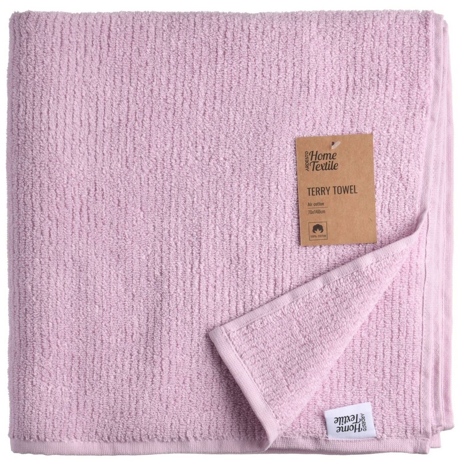 Полотенце махровое Ardesto Air, розовый, 70х140см (ART2170SC) фото 