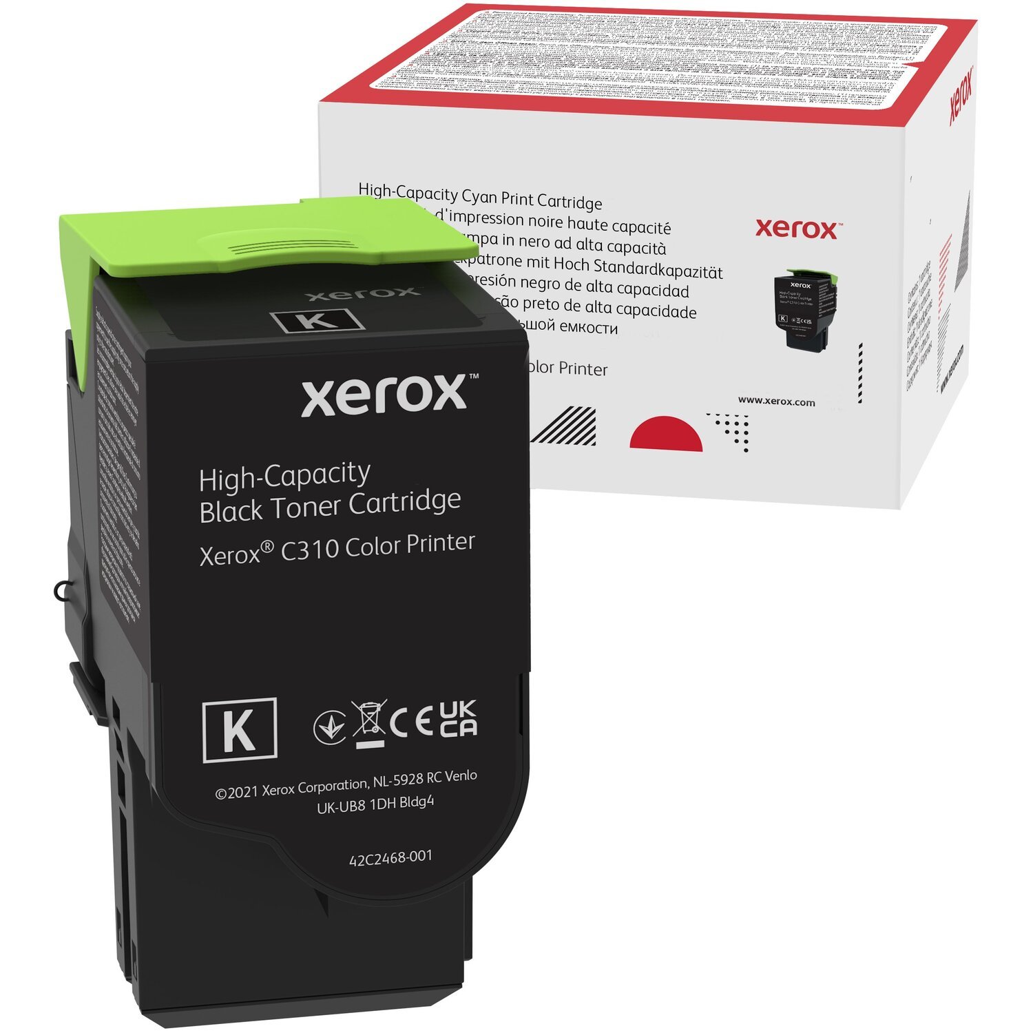 Тонер картридж Xerox C310/C315 Black (8000 стр) (006R04368) фото 
