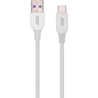 Кабель 2E USB-A – Type-C Glow 1m White (2E-CCAC-WH)