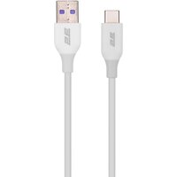 Кабель 2E USB-A - Type-C Glow 1m White (2E-CCAC-WH)