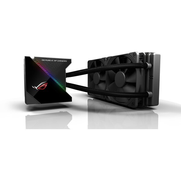 Система жидкостного охлаждения ASUS ROG RYUJIN 240 LGA 115x,1366, 2011, 2011-3, 2066;AMD: AM4, TR4* OLED-дисплей вентиля