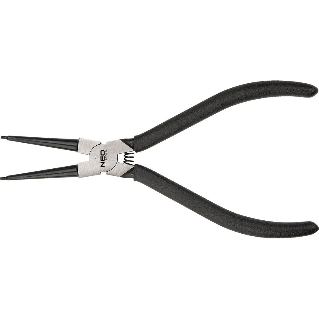 Щипцы для стопорных колец Neo Tools внутренние прямые диапазон 19-60 мм CrV 180 мм (01-043) фото 