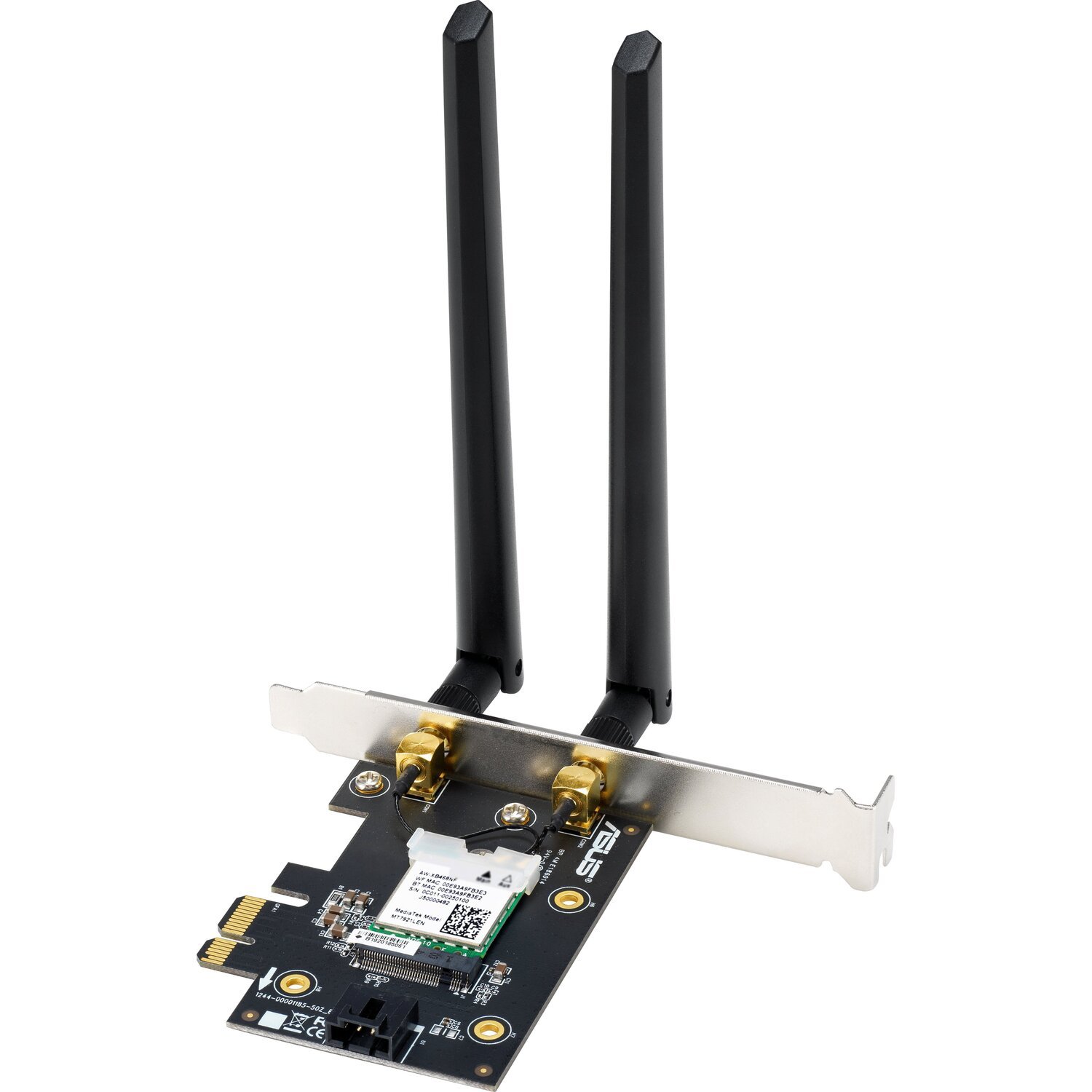 WiFi-адаптер ASUS PCE-AX1800 Bluetooth 5.2 PCI Express WPA3 MU-MIMO OFDMA фото 