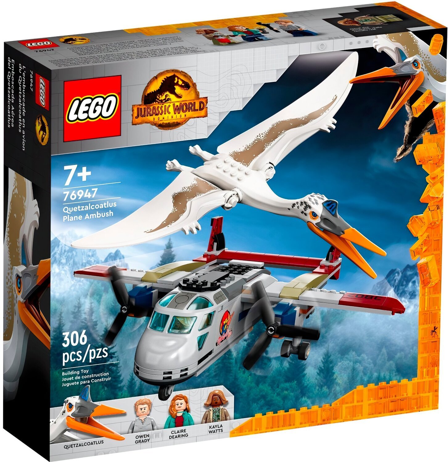 LEGO 76947 Jurassic World Кетцалькоатль: напад на літакфото
