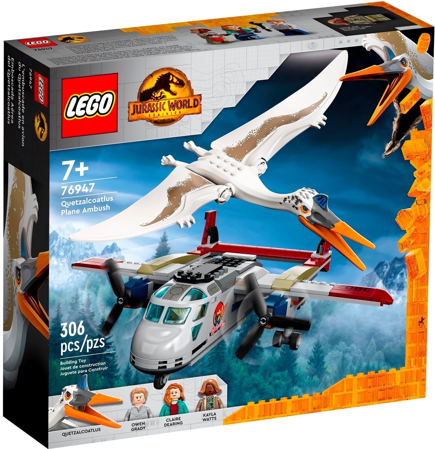 LEGO 76947 Jurassic World Кетцалькоатль: напад на літакфото1