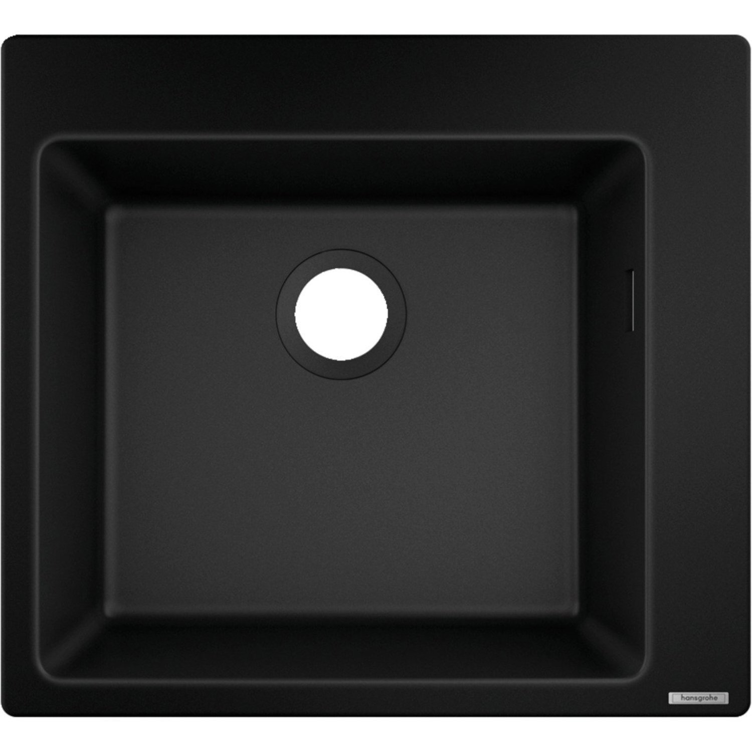 Мойка кухонная Hansgrohe накладная S510-F450 черный графит (43312170) фото 