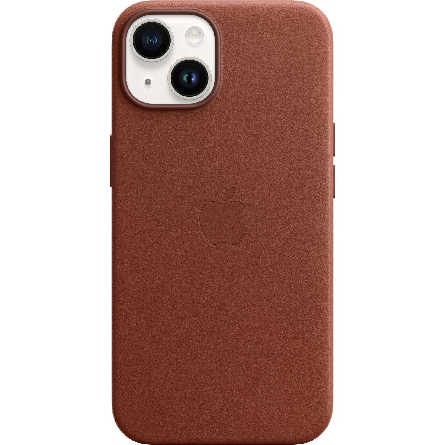 Чохол Apple для iPhone 14 Leather Case with MagSafe Umber (MPP73ZM/A)фото