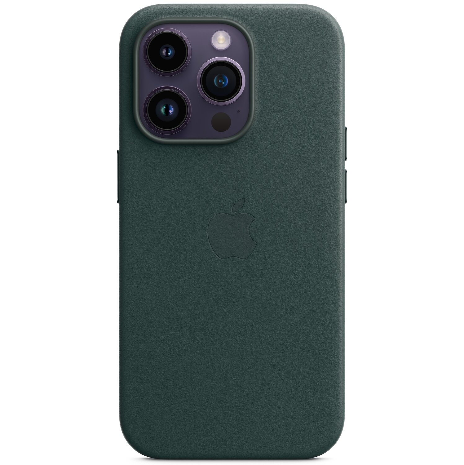 Чохол Apple для iPhone 14 Pro Leather Case with MagSafe Forest Green (MPPH3RM/A)фото