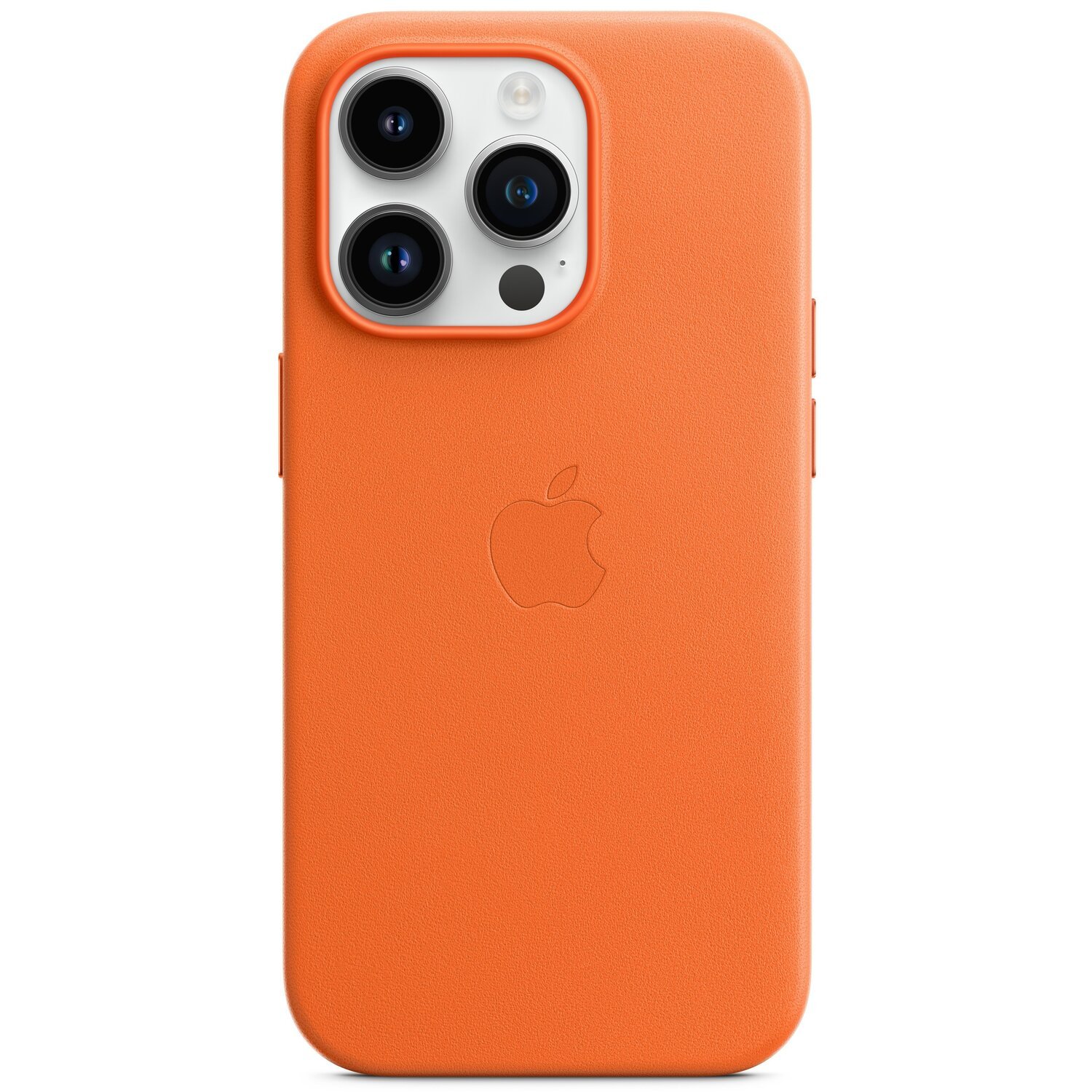 Чехол Apple для iPhone 14 Pro Leather Case with MagSafe Orange (MPPL3RM/A) фото 