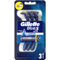 Бритва без змінних картриджів Gillette Blue 3 Комфорт 3шт
