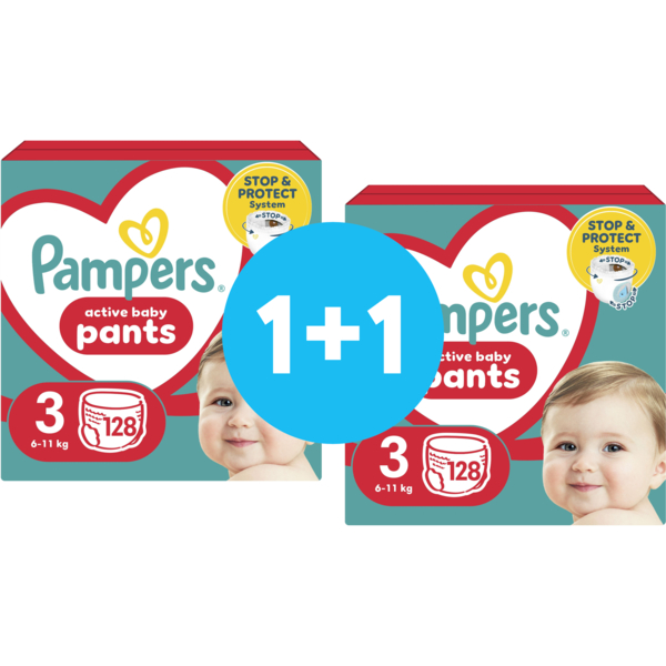 

Подгузники-трусики Pampers Pants Midi Размер 3 6-11 кг Mega 128 шт