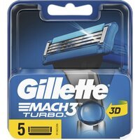 Сменные картриджи Gillette Mach 3 Turbo 5шт