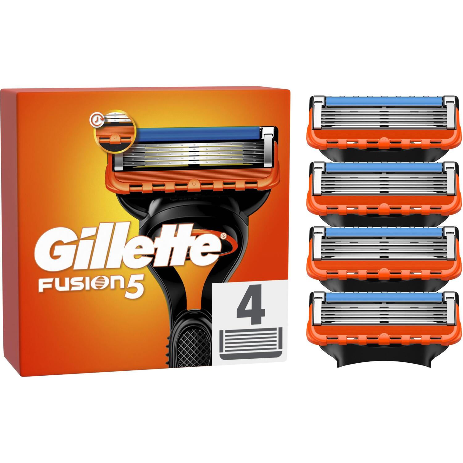 Змінні картриджі для гоління Gillette Fusion 5 4 штфото