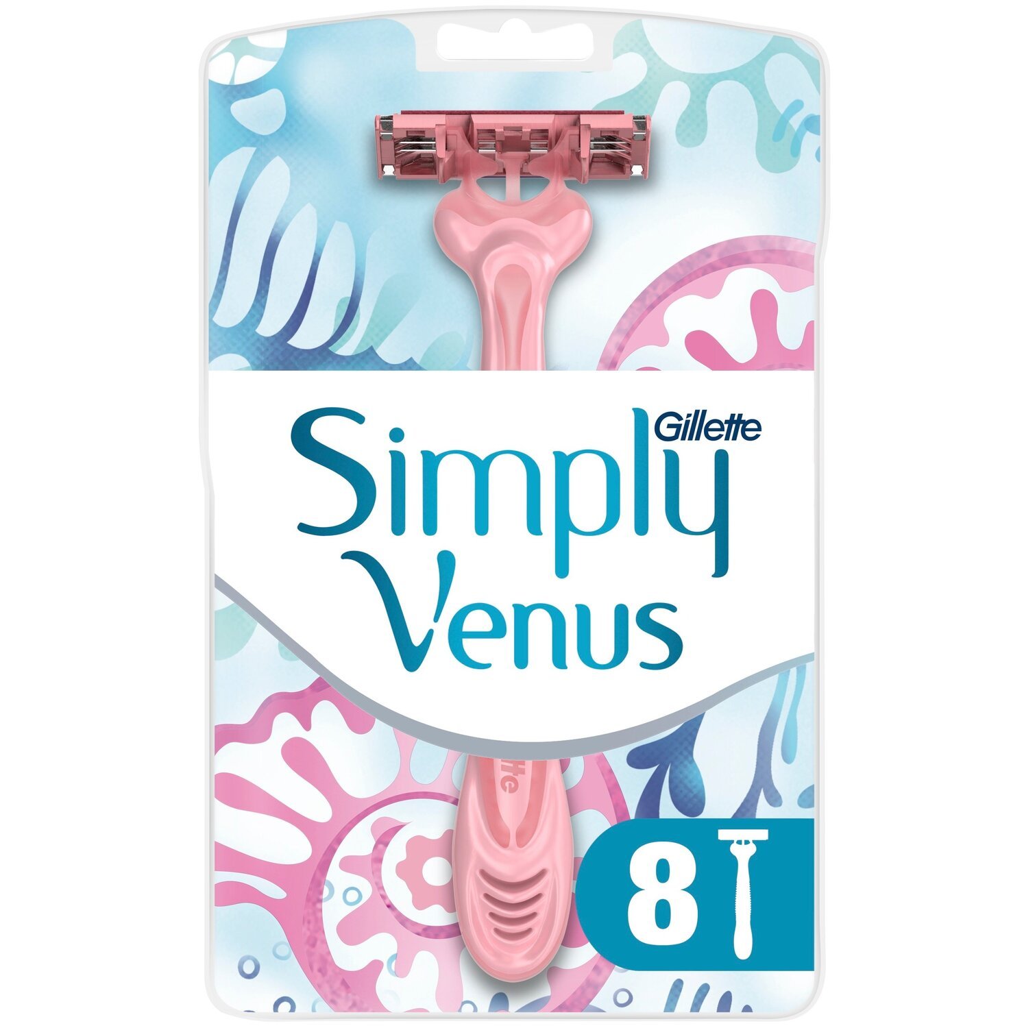Бритва без сменных картриджей Gillette Venus Simply 3 8шт фото 