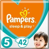 PAMPERS Детские подгузники Sleep N Play Junior 42шт