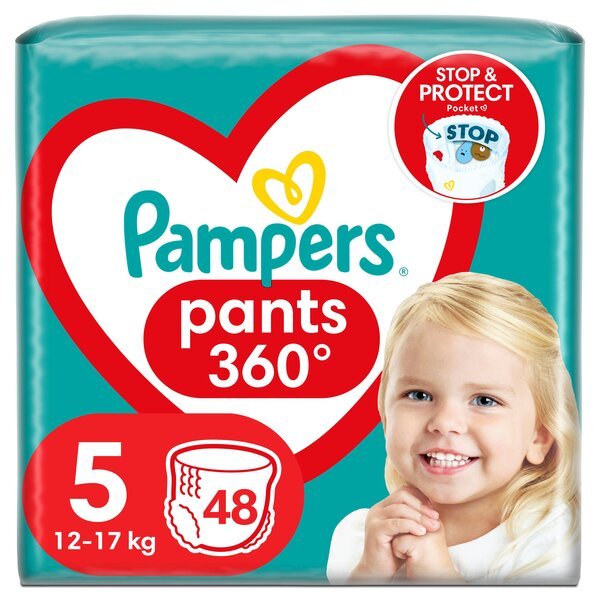 Акція на PAMPERS Детские одноразовые подгузники-трусики Pants Junior (12-17кг) Джамбо 48шт від MOYO