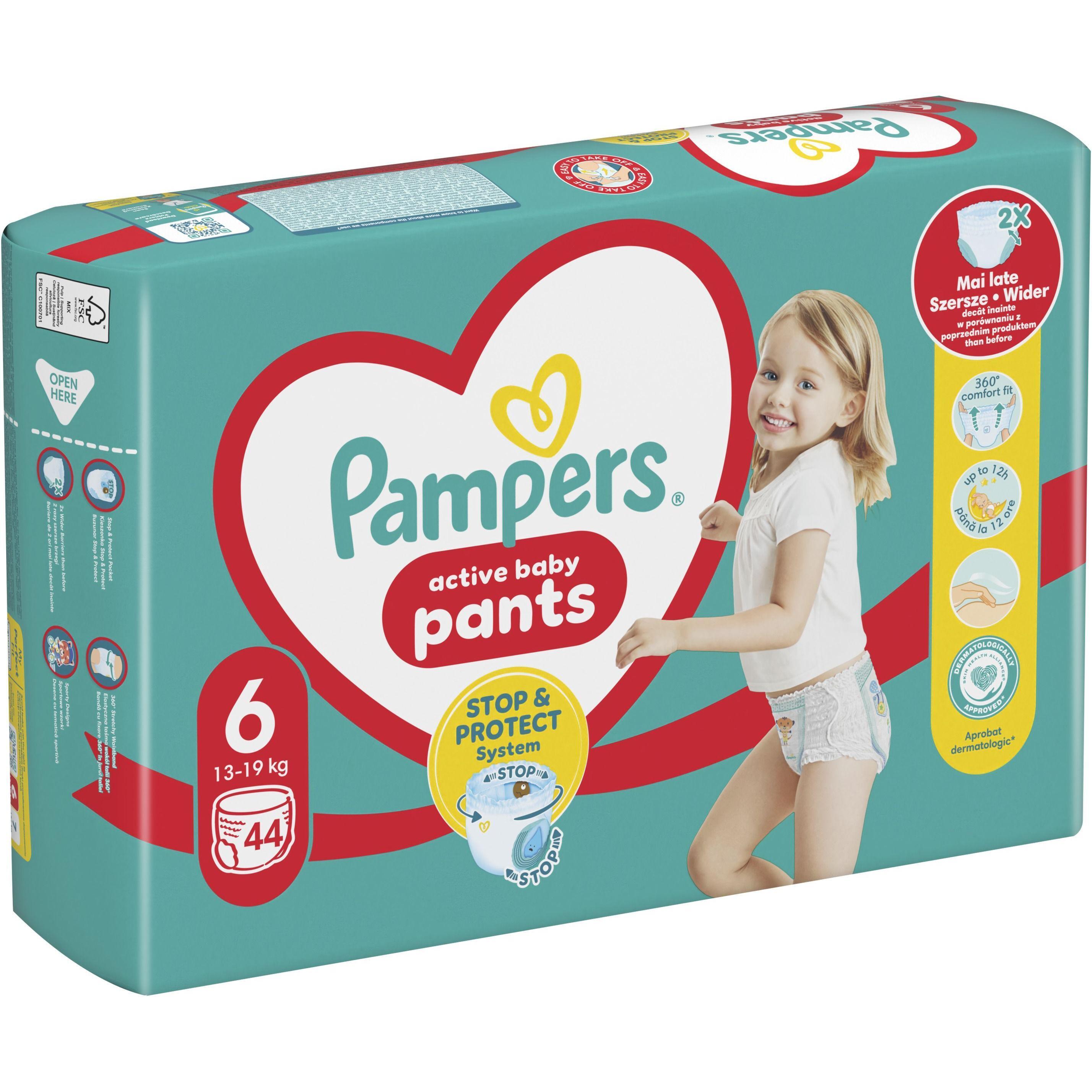 Подгузники-трусики Pampers Pants Giant Размер 6 15+ кг Jumbo 44 шт фото 1