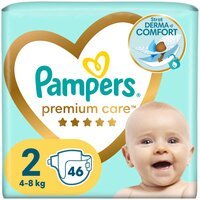 PAMPERS Детские одноразовые подгузники Premium Care Mini (4-8 кг) а 46шт