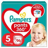 PAMPERS Детские одноразовые подгузники-трусики Pants Junior (12-17кг) Мега 96шт
