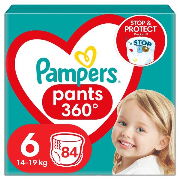 Акція на PAMPERS Детские одноразовые подгузники-трусики Pants Giant (15+ кг) Мега 84шт від MOYO
