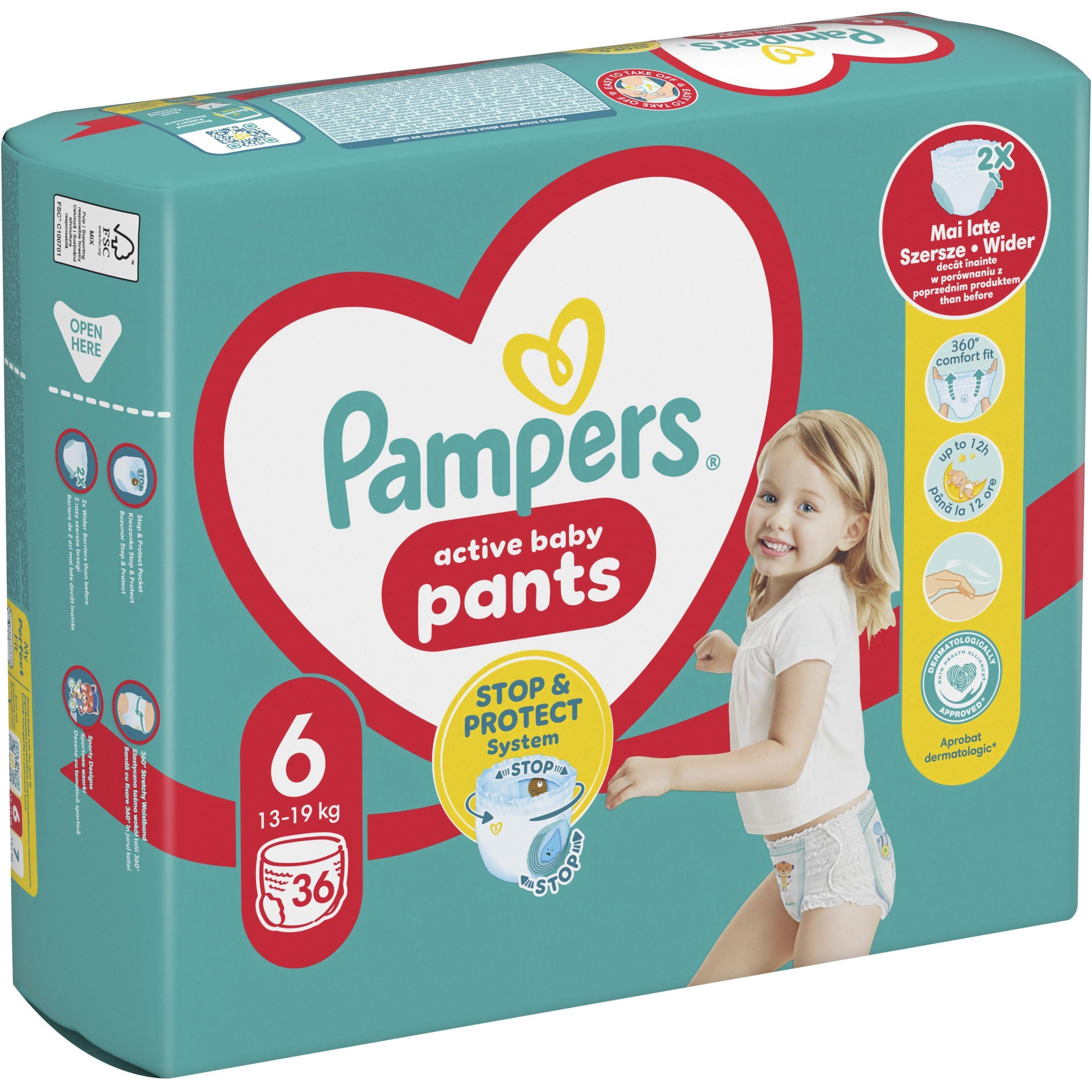 Подгузники-трусики Pampers Pants Giant Размер 6 15+ кг Maxi 36 шт фото 1