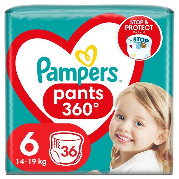Акція на PAMPERS Детские одноразовые подгузники-трусики Pants Giant (15+ кг) Макси 36шт від MOYO