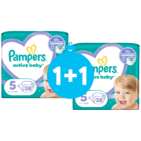 Подгузники Pampers Active Baby Размер 5 11-16 кг 38 шт