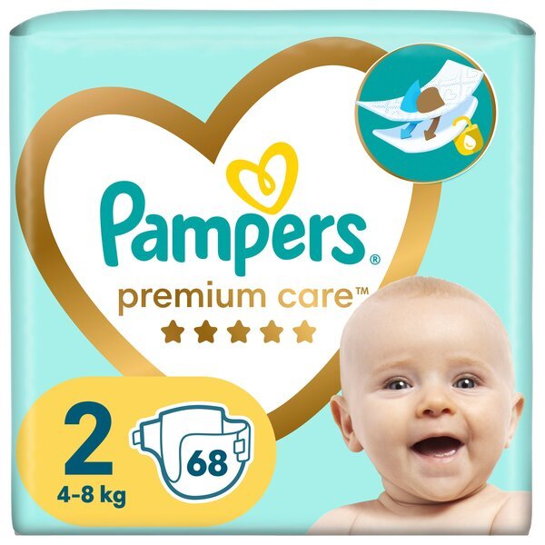 Акція на PAMPERS Детские подгузники Premium Care Mini 68шт від MOYO