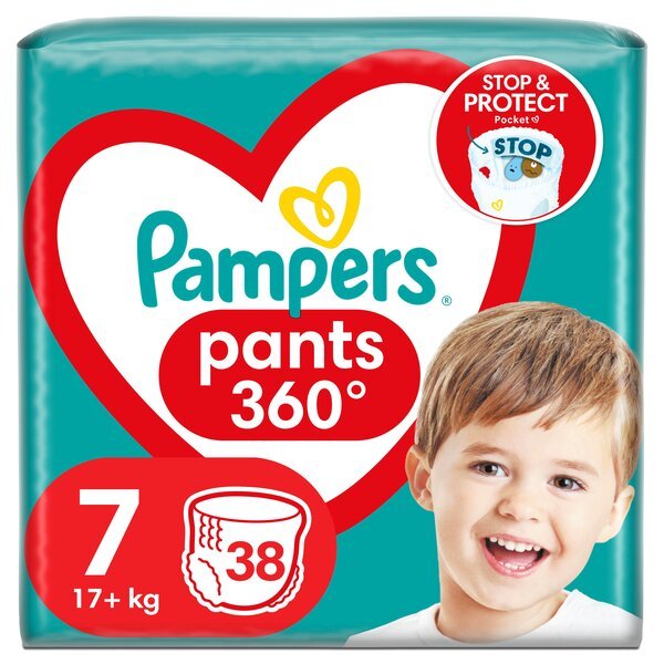 Акція на PAMPERS Детские одноразовые подгузники-трусики Pants Giant Plus (17+ кг) Джамбо 38шт від MOYO
