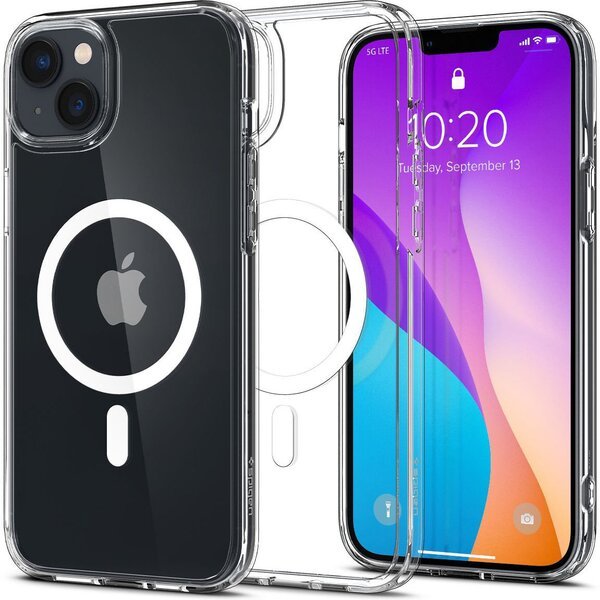 

Чехол Spigen для Apple iPhone 14 Plus Ultra Hybrid MagFit White (ACS04902)