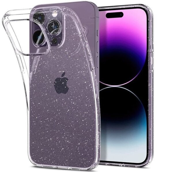 Акція на Чехол Spigen для Apple iPhone 14 Pro Liquid Crystal Glitter Crystal Quartz (ACS04954) від MOYO
