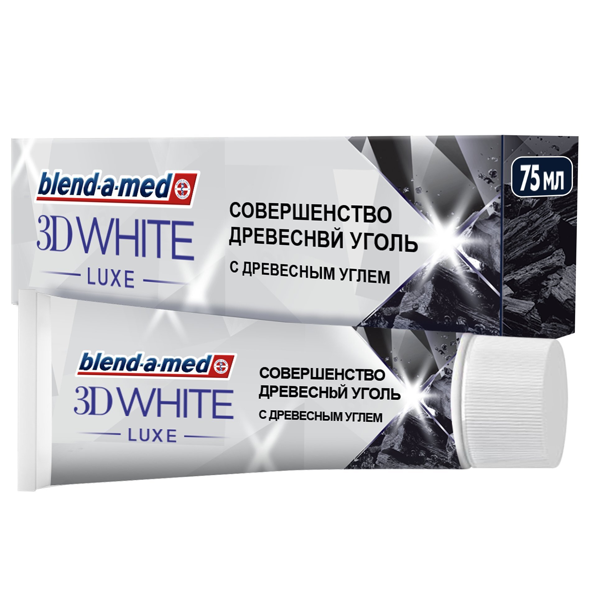 Зубная паста Blend-a-Med 3D White Luxe Древесной уголь 75мл фото 1